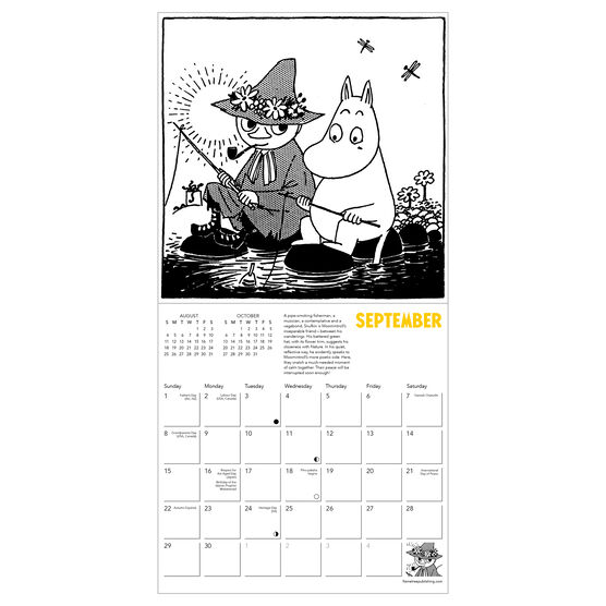 Moomin 2024 mini wall calendar 2024 Calendars Tate Shop Tate